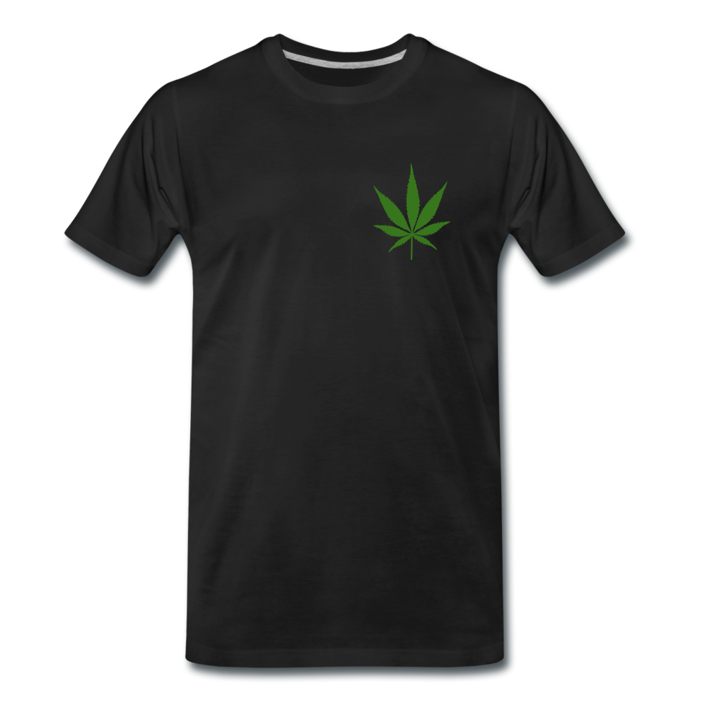 Männer Premium T-Shirt - Weed Only - Schwarz