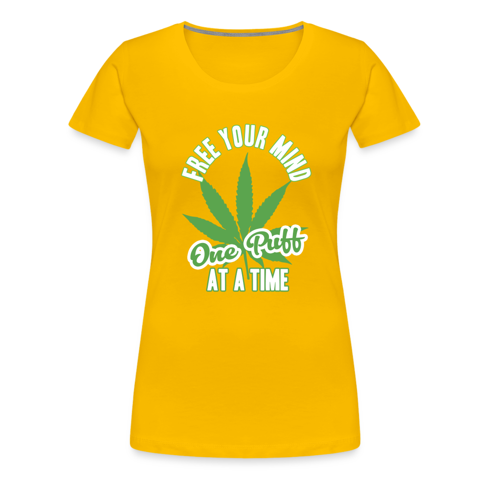 Free Your Mind - One Puff At A Time - Sonnengelb