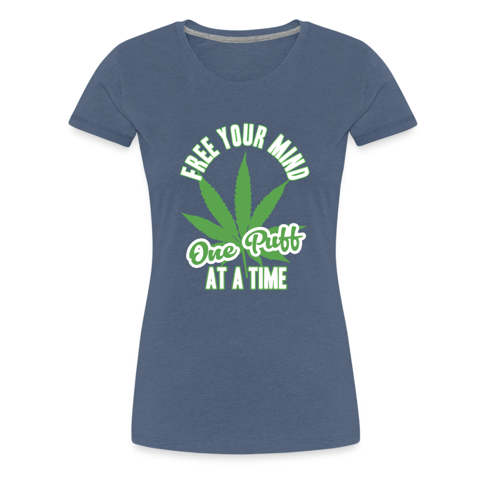 Free Your Mind - One Puff At A Time - Blau meliert