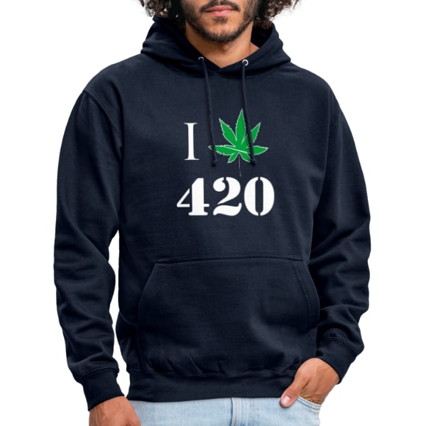 Unisex Hoodie - I Love 420  