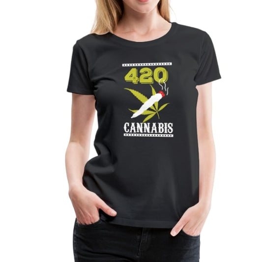 Frauen Premium T-Shirt - 420 cannabis 