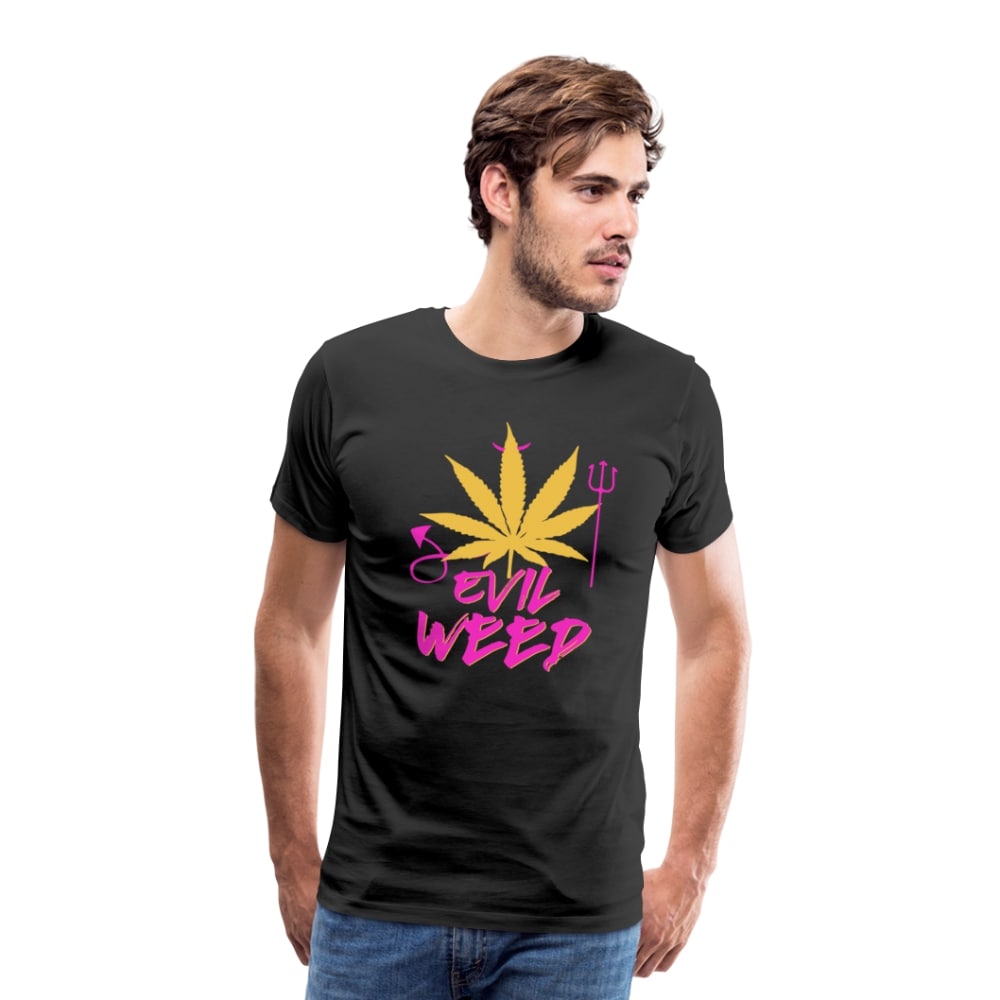 Männer Premium T-Shirt - Evil Weed 