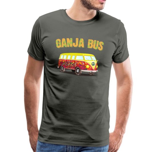 Männer Premium T-Shirt - Ganja Bus 