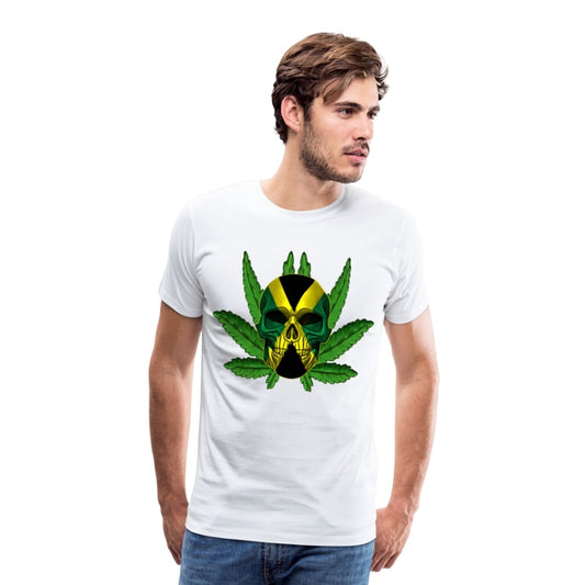 Jamaika Skull - Herren Weed Shirt