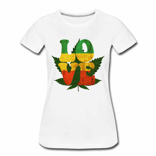 Weed Love - Frauen Weed Shirt