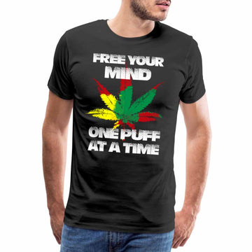 Männer Premium T-Shirt - Free Your Mind - Schwarz