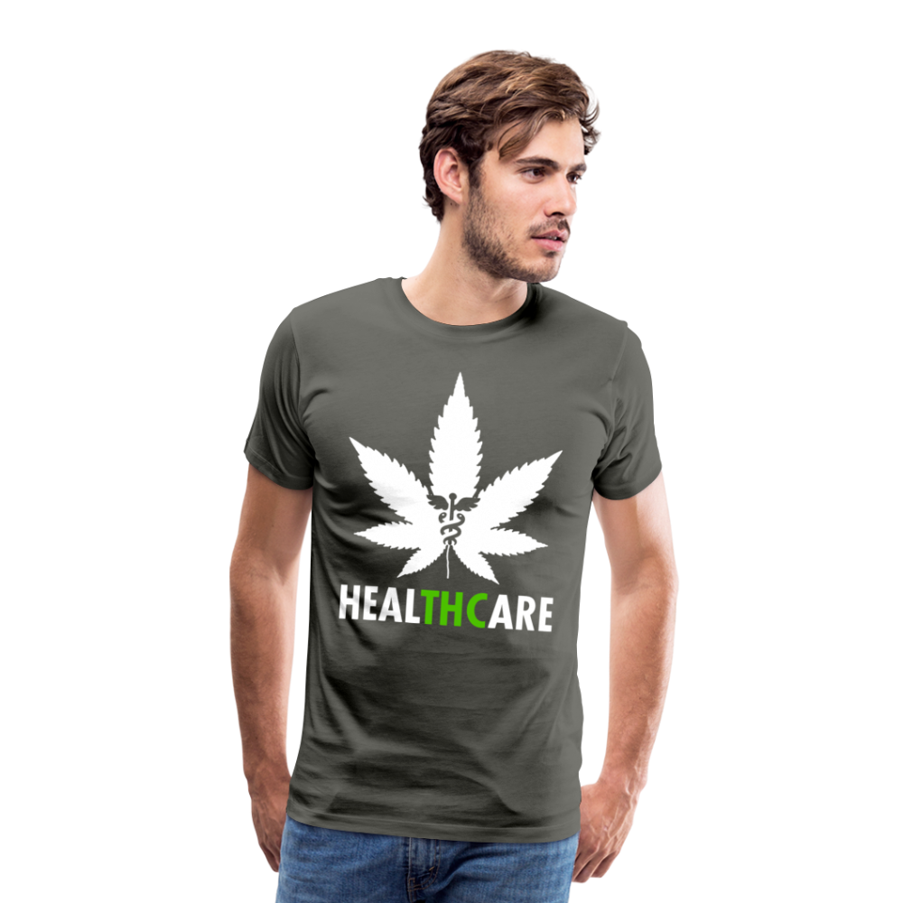 Männer Premium T-Shirt - HealTHCare - Asphalt