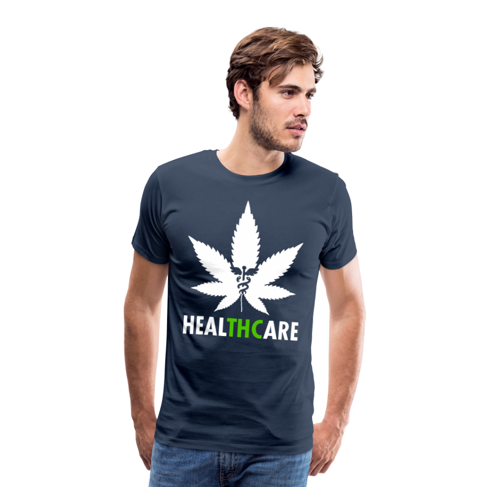 Männer Premium T-Shirt - HealTHCare - Navy