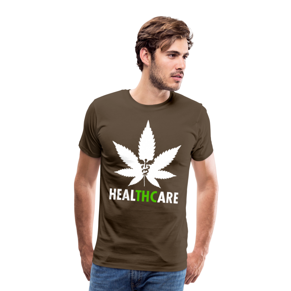 Männer Premium T-Shirt - HealTHCare - Edelbraun