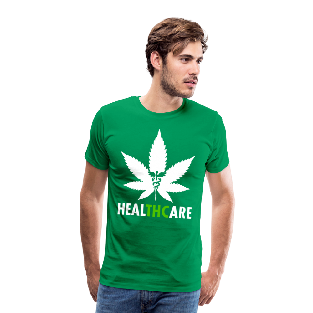 Männer Premium T-Shirt - HealTHCare - Kelly Green