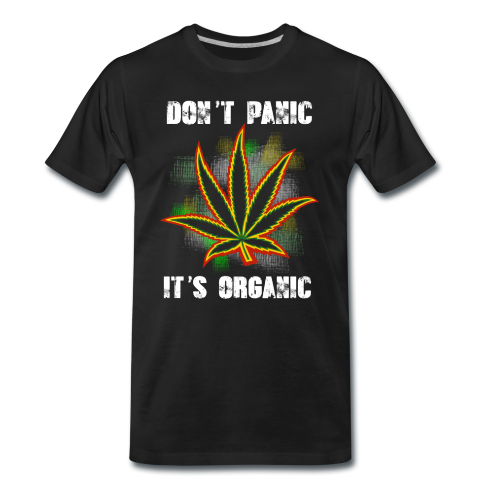 Männer Premium T-Shirt - don´t Panic - it´s Organic - Schwarz