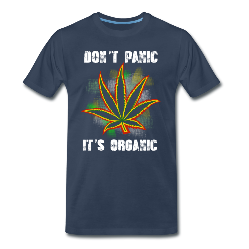 Männer Premium T-Shirt - don´t Panic - it´s Organic - Navy