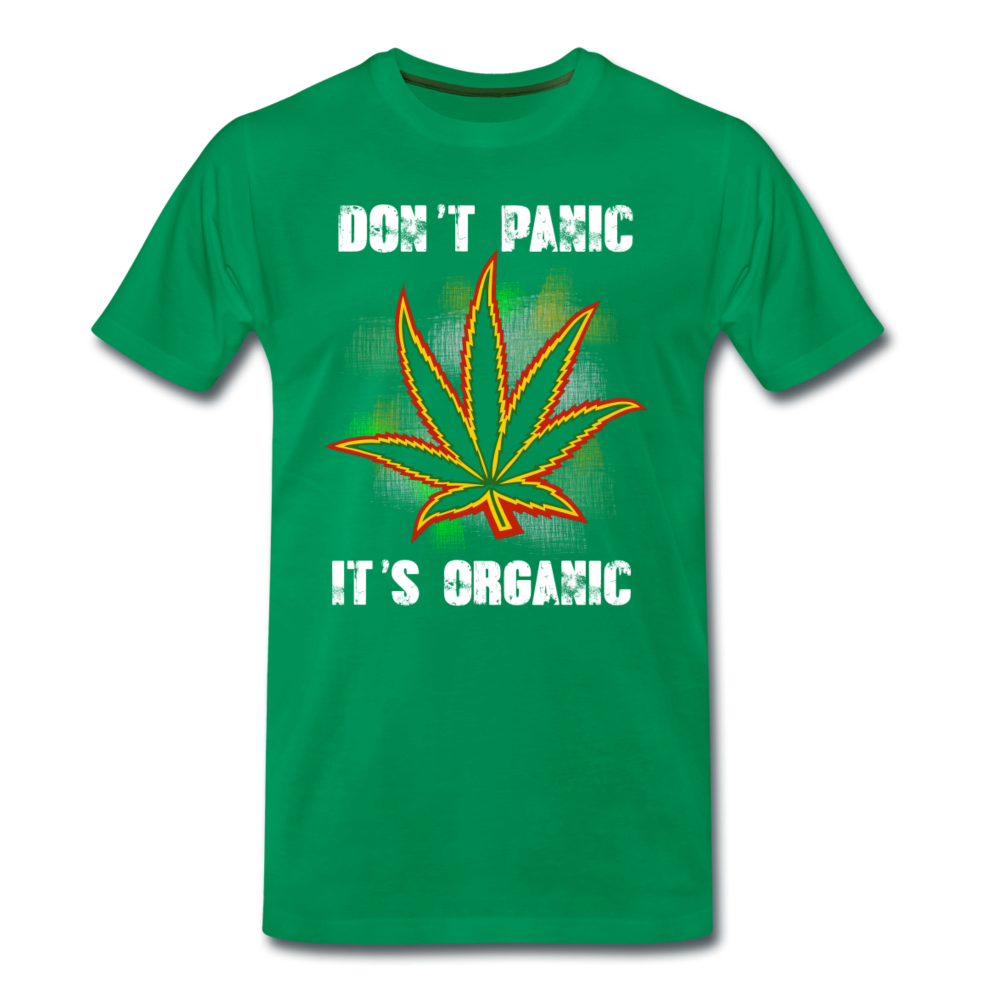 Männer Premium T-Shirt - don´t Panic - it´s Organic - Kelly Green