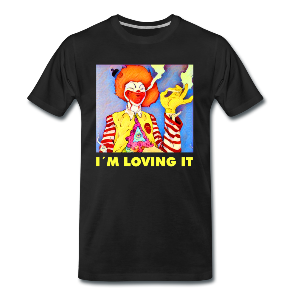 Männer Premium T-Shirt - i´m Loving it - Schwarz