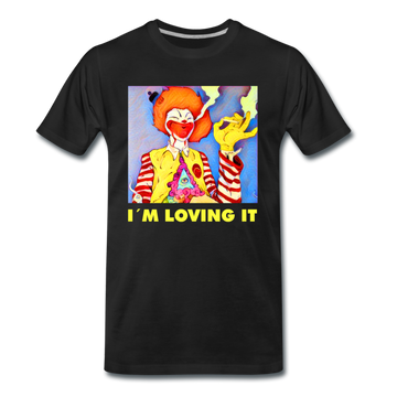 Männer Premium T-Shirt - i´m Loving it - Schwarz