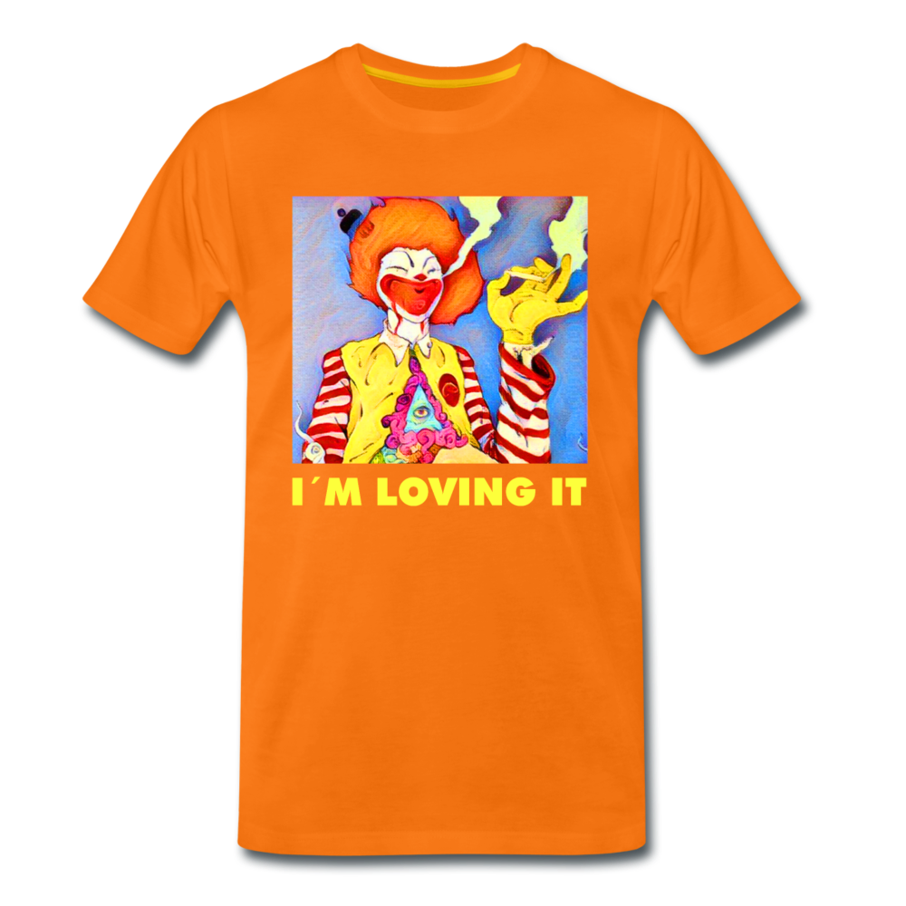Männer Premium T-Shirt - i´m Loving it - Orange
