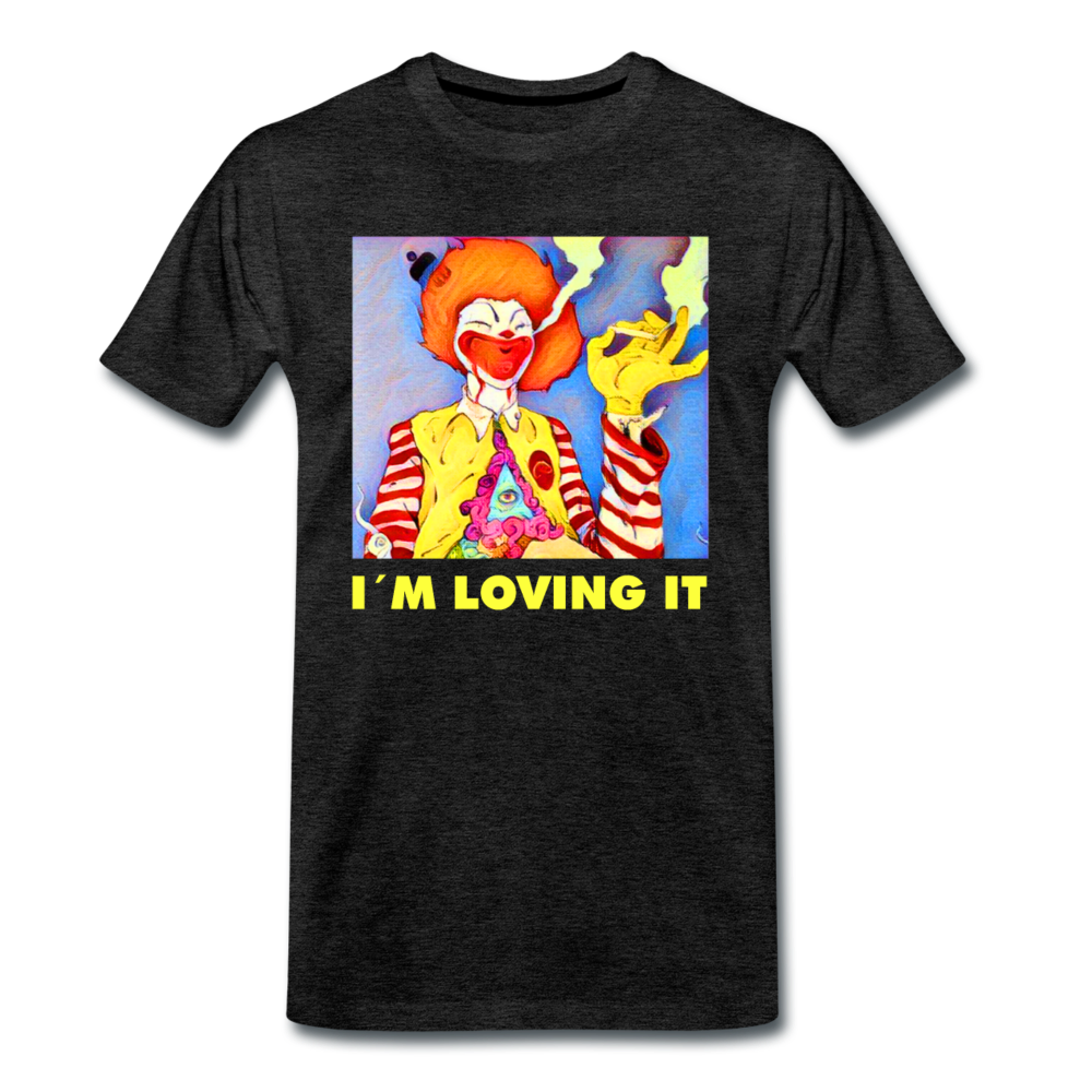 Männer Premium T-Shirt - i´m Loving it - Anthrazit