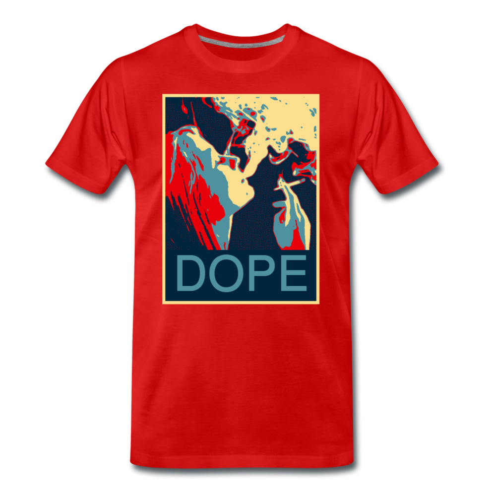 Männer Premium T-Shirt - Dope Girl - Rot