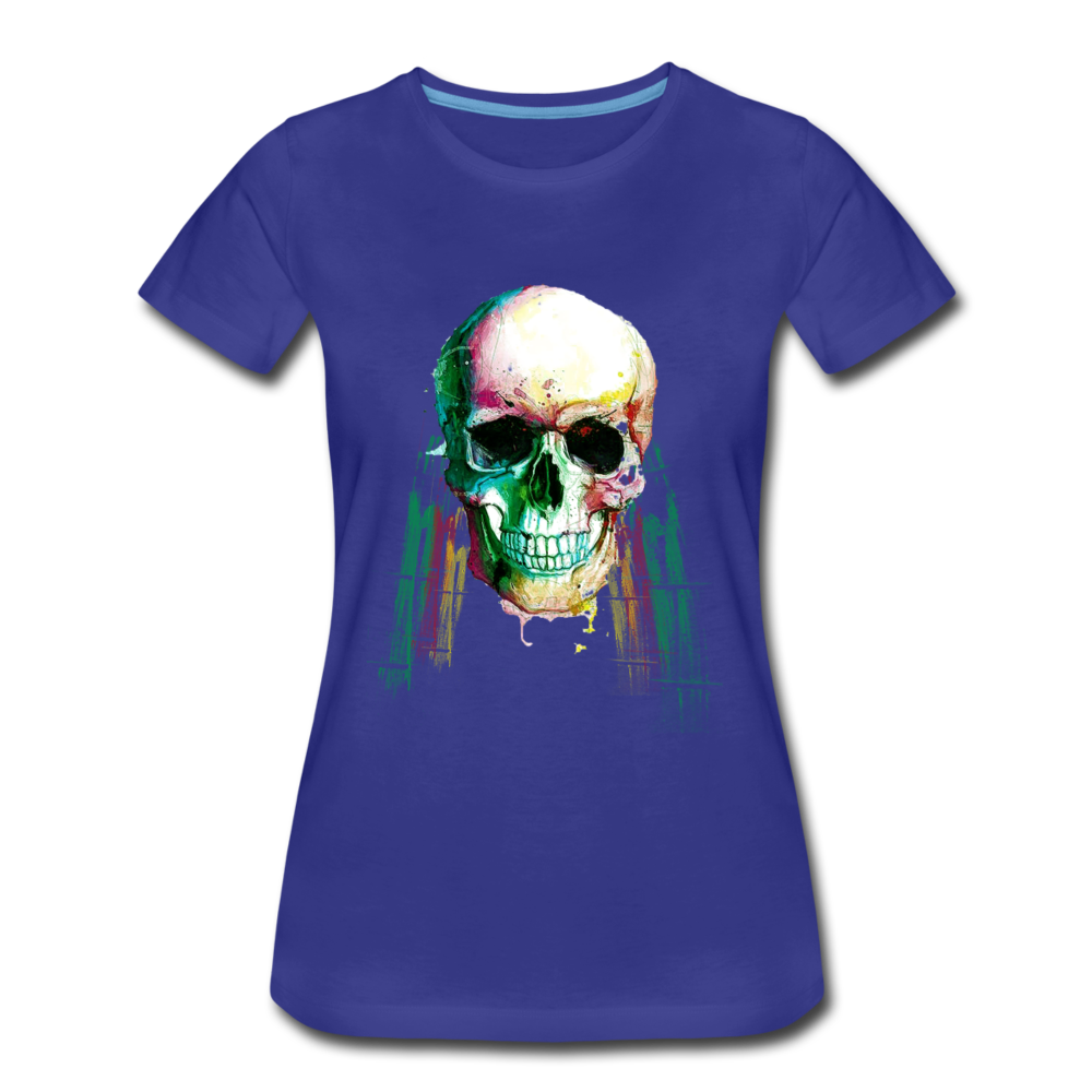 Frauen Premium T-Shirt - Weed Skull - Königsblau