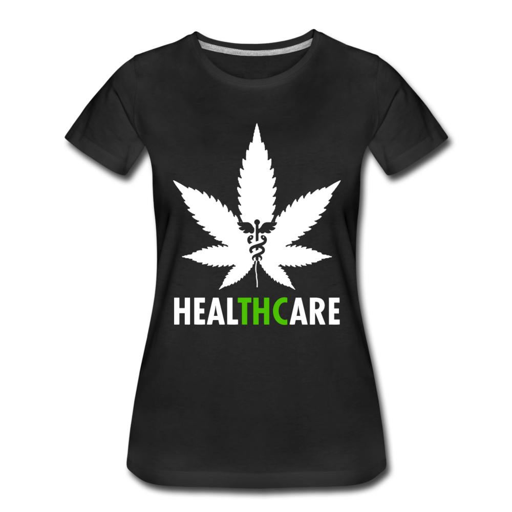 Frauen Premium T-Shirt - HealTHCare - Schwarz