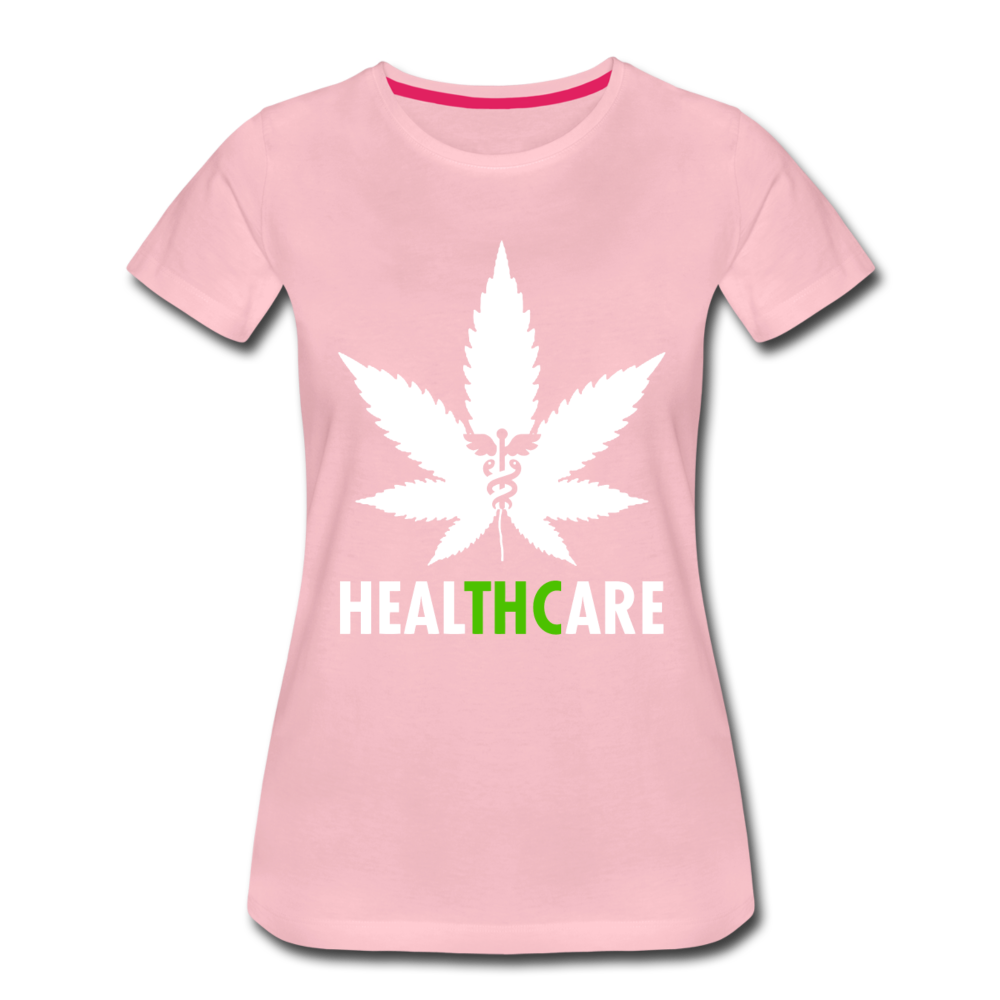 Frauen Premium T-Shirt - HealTHCare - Hellrosa
