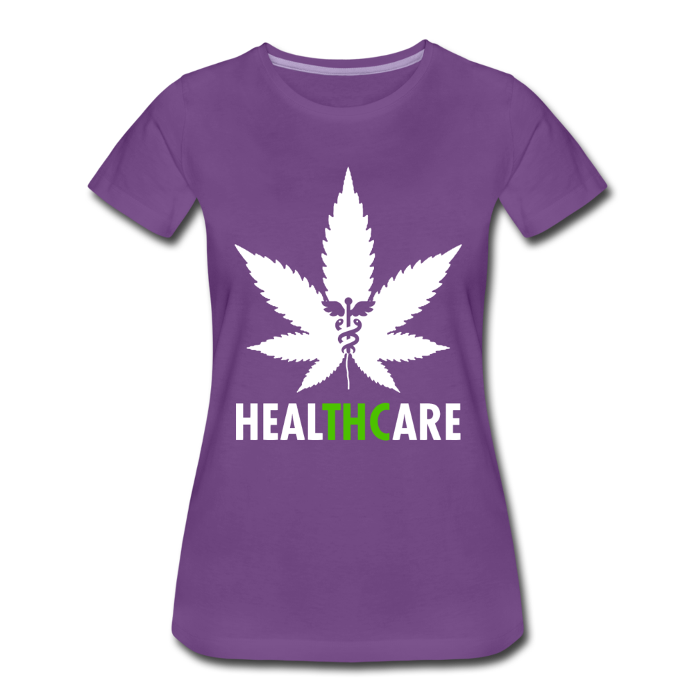 Frauen Premium T-Shirt - HealTHCare - Lila