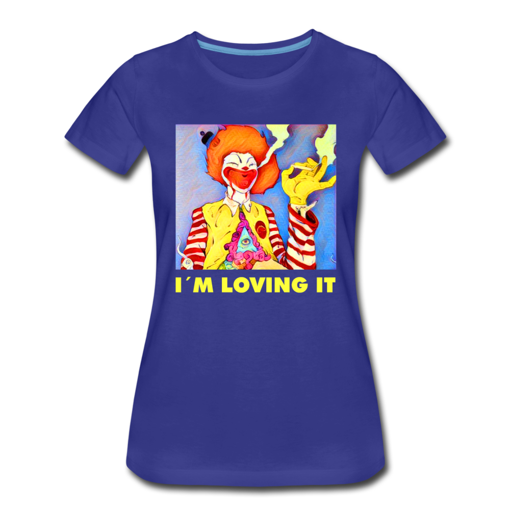 Frauen Premium T-Shirt - i´m loving it - Königsblau