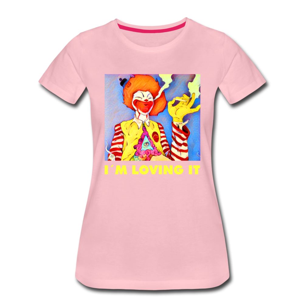 Frauen Premium T-Shirt - i´m loving it - Hellrosa