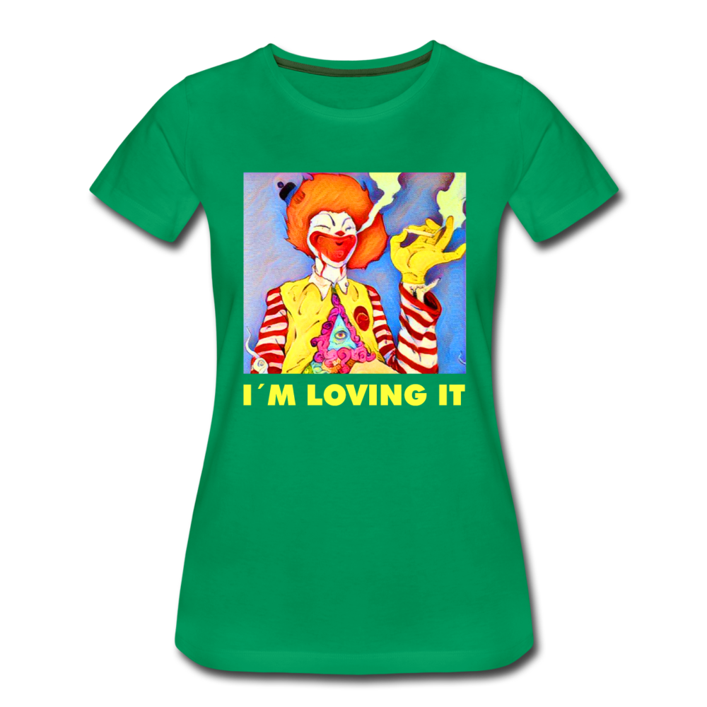 Frauen Premium T-Shirt - i´m loving it - Kelly Green
