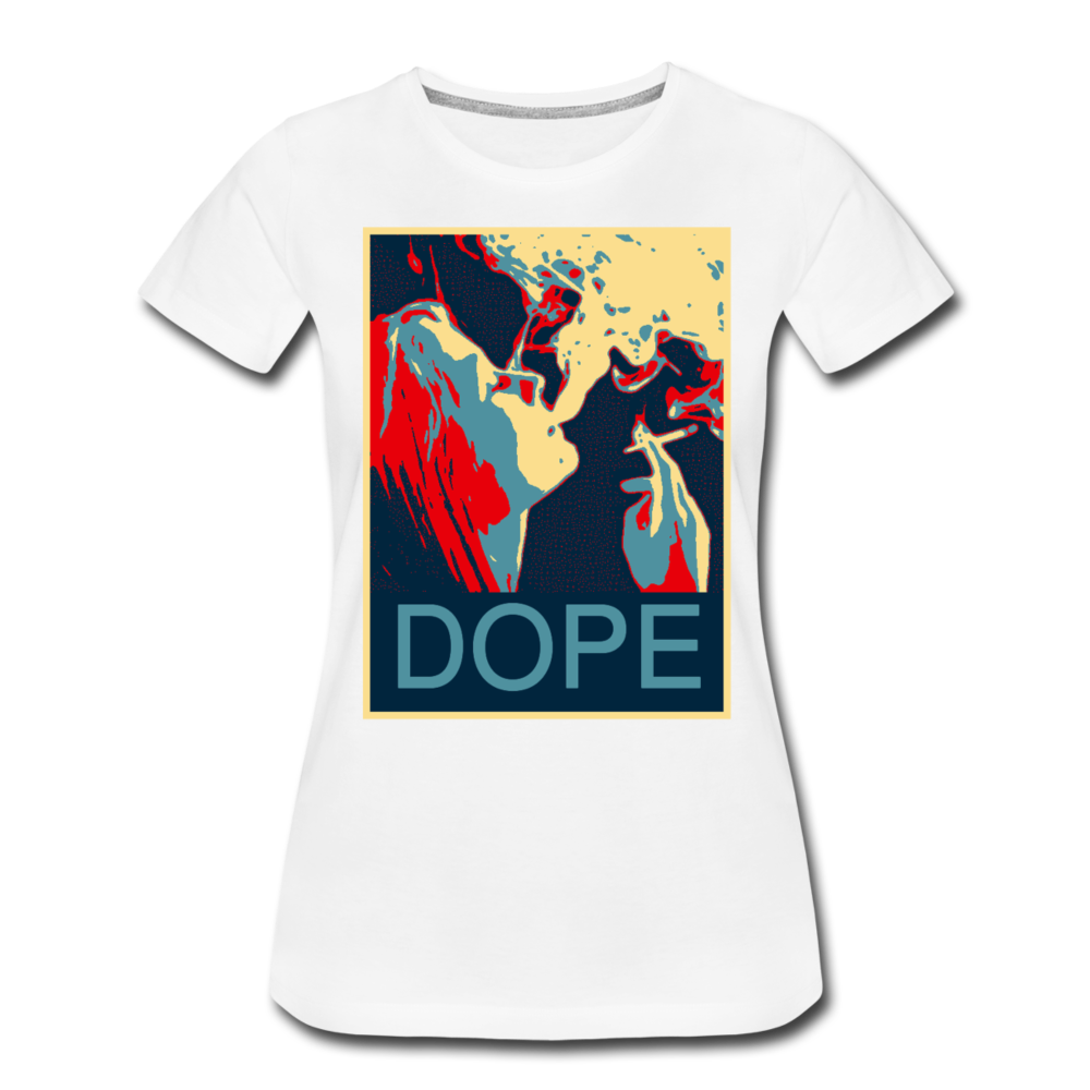 Frauen Premium T-Shirt - Dope Girl - Weiß