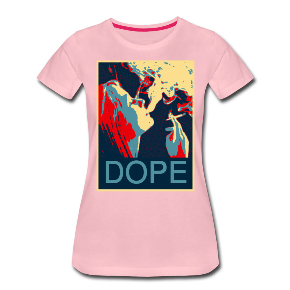 Frauen Premium T-Shirt - Dope Girl - Hellrosa