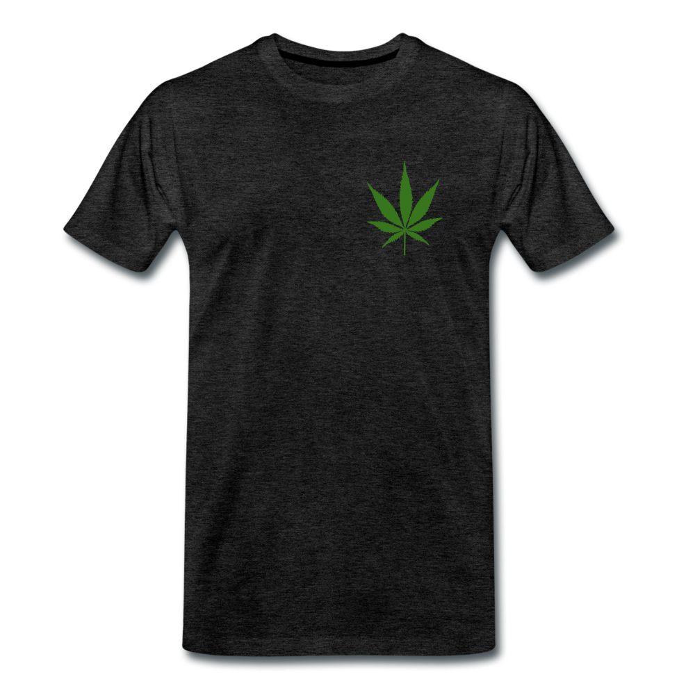 Männer Premium T-Shirt - Weed Only - Anthrazit