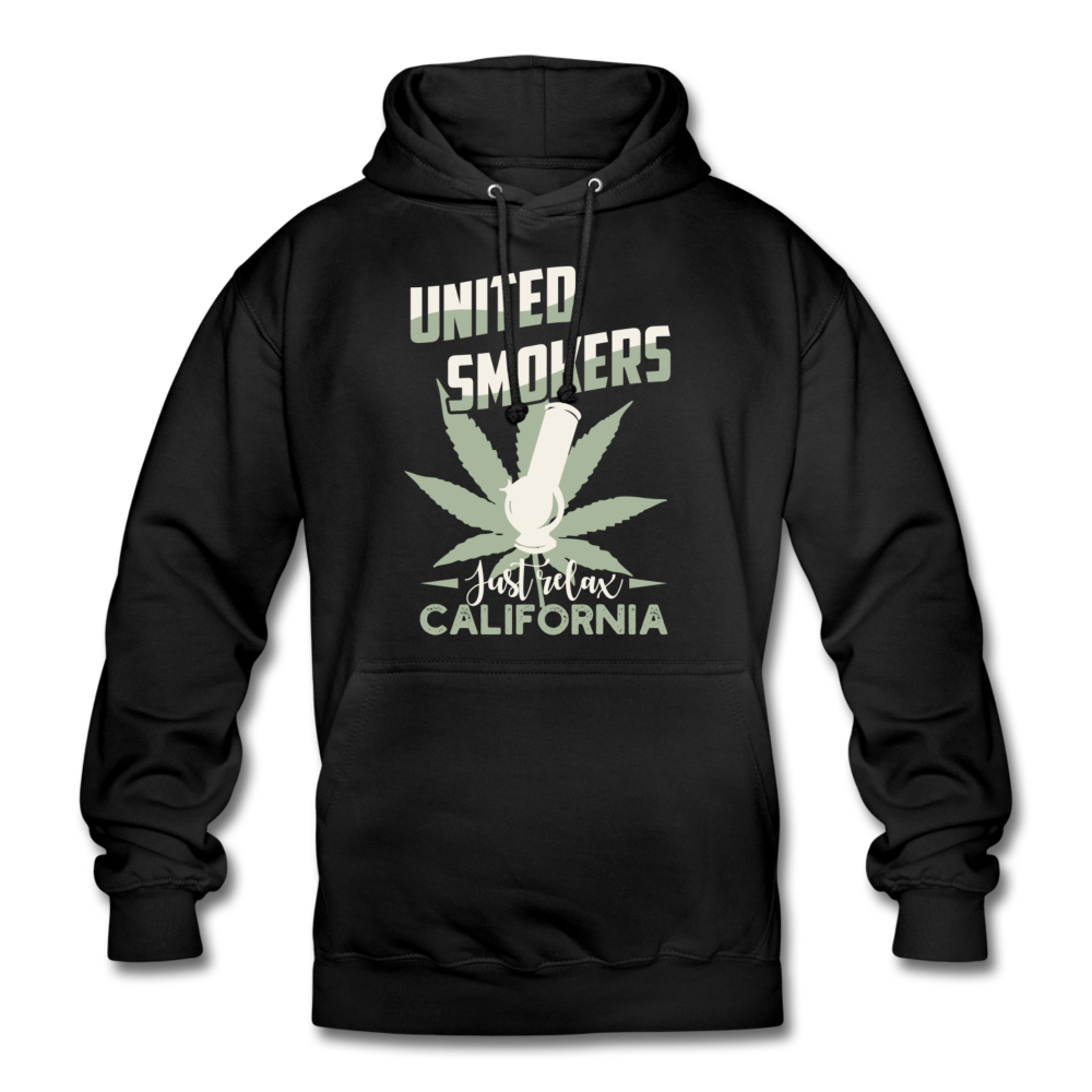 Unisex Hoodie - United Smokers - Schwarz