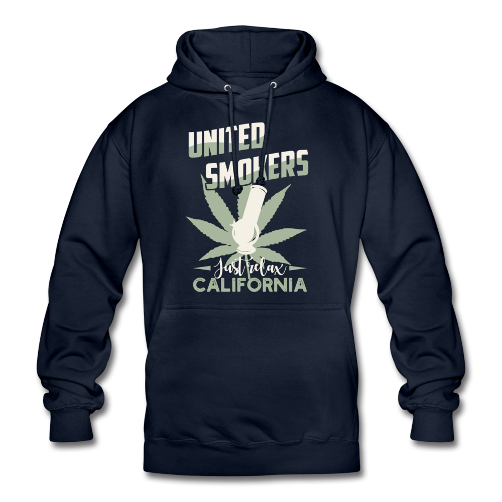 Unisex Hoodie - United Smokers - Navy