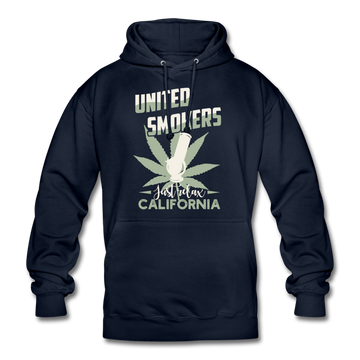 Unisex Hoodie - United Smokers - Navy