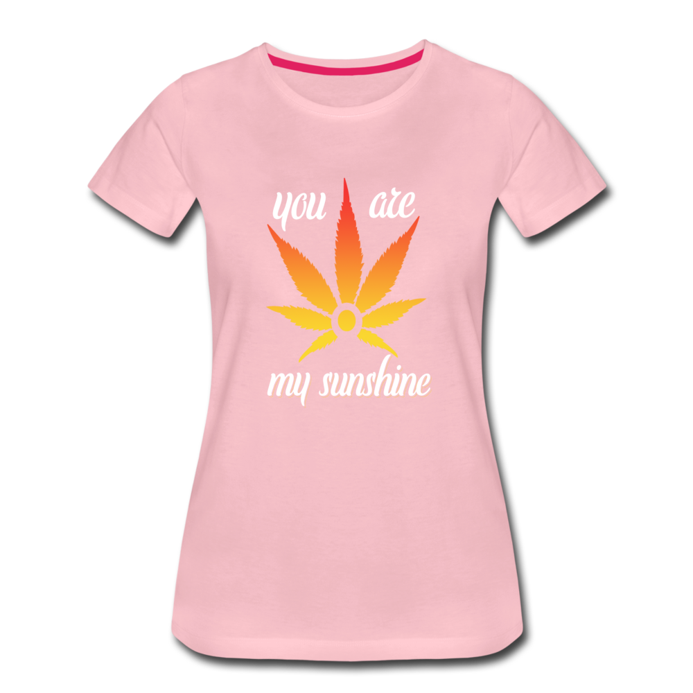 Frauen Premium T-Shirt - You are my Sunshine - Hellrosa