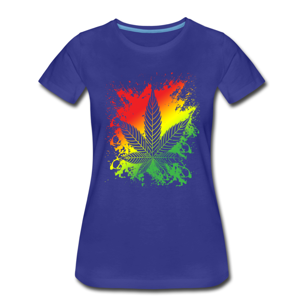 Frauen Premium T-Shirt - Weed color - Königsblau