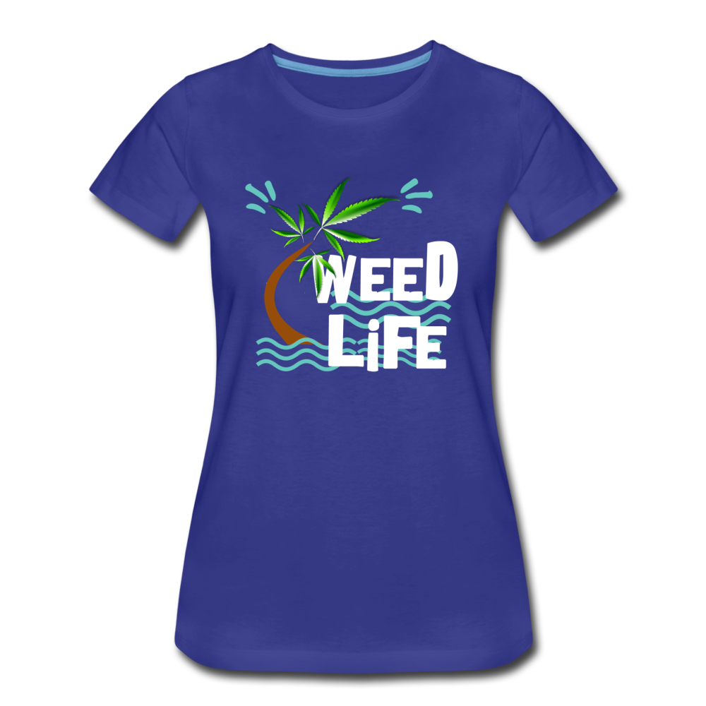 Frauen Premium T-Shirt - Weed Life - Königsblau