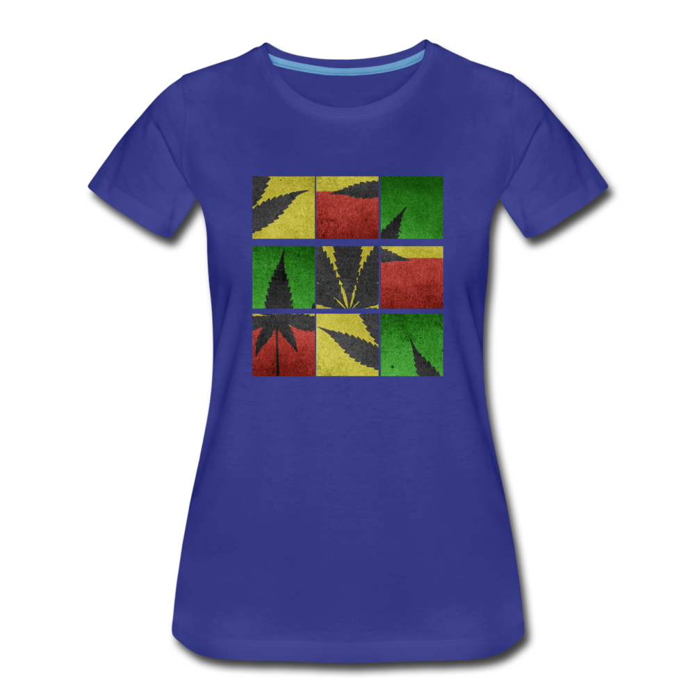 Frauen Premium T-Shirt - Weed Puzzle - Königsblau