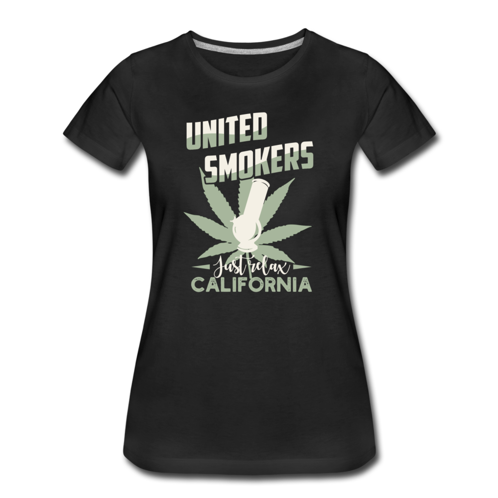 Frauen Premium T-Shirt - united smokers - Schwarz