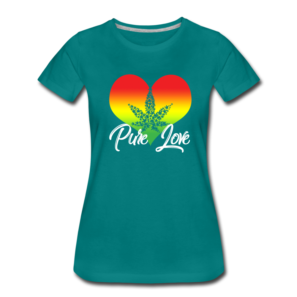 Frauen Premium T-Shirt - Pure Love - Divablau