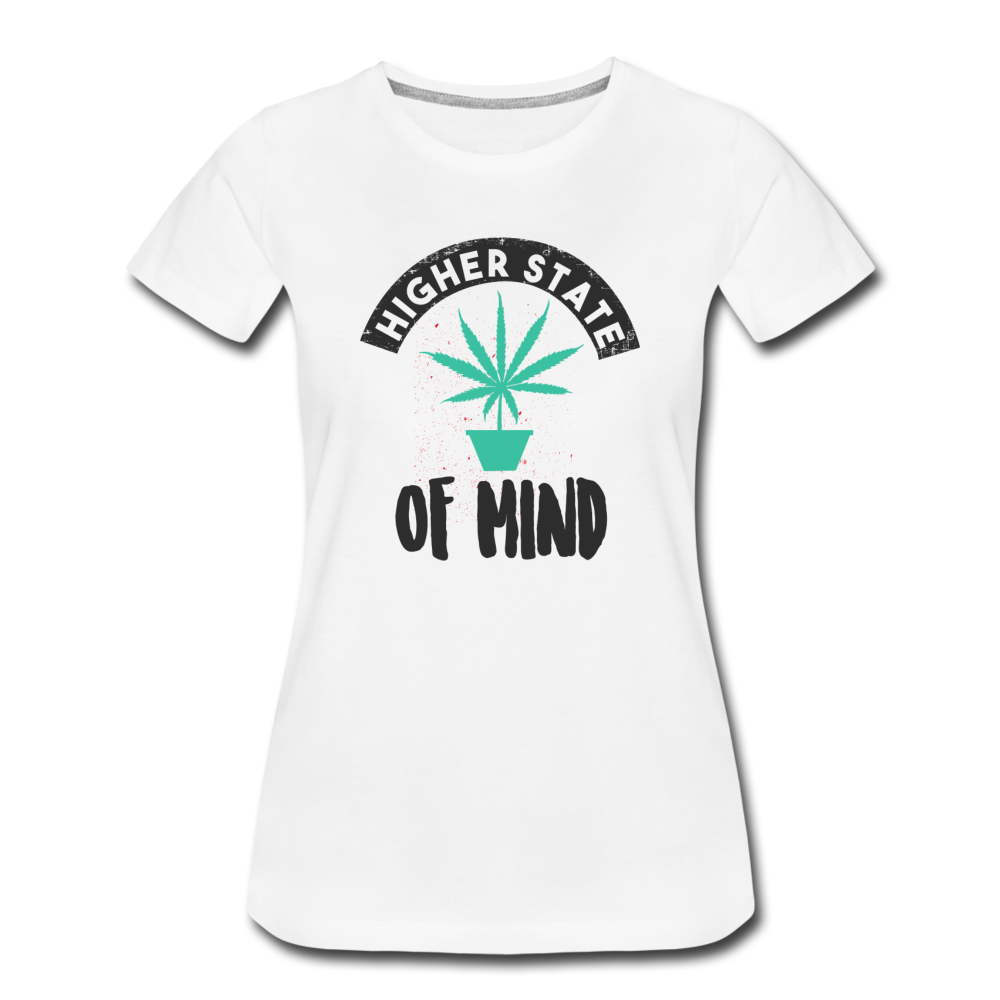 Frauen Premium T-Shirt - Higher State of mind - Weiß