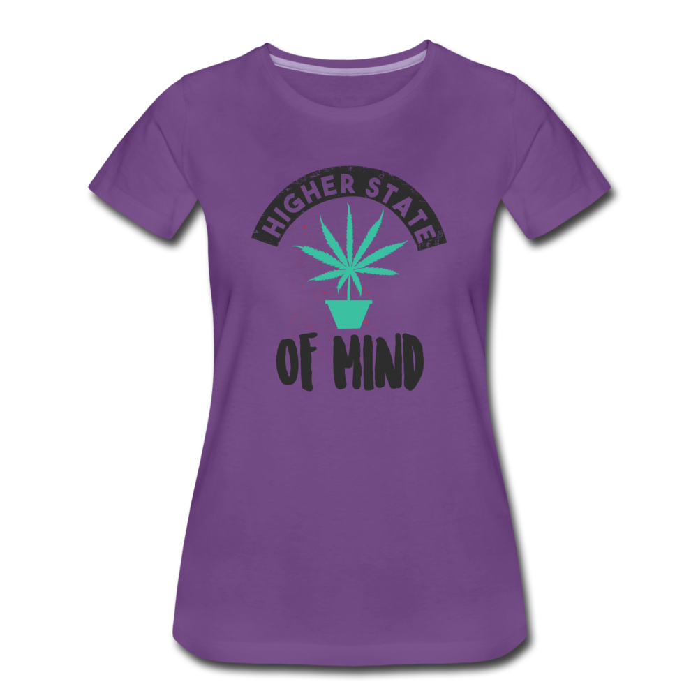 Frauen Premium T-Shirt - Higher State of mind - Lila
