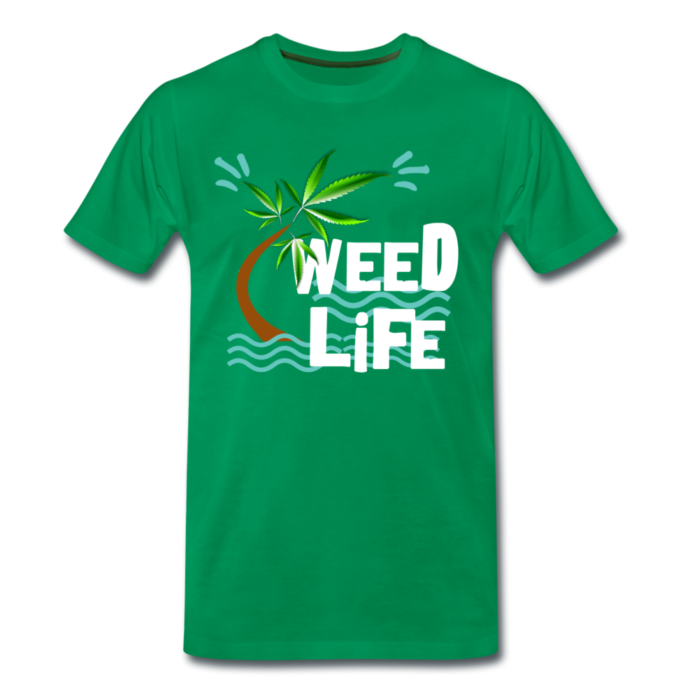 Männer Premium T-Shirt - Weed Life - Kelly Green