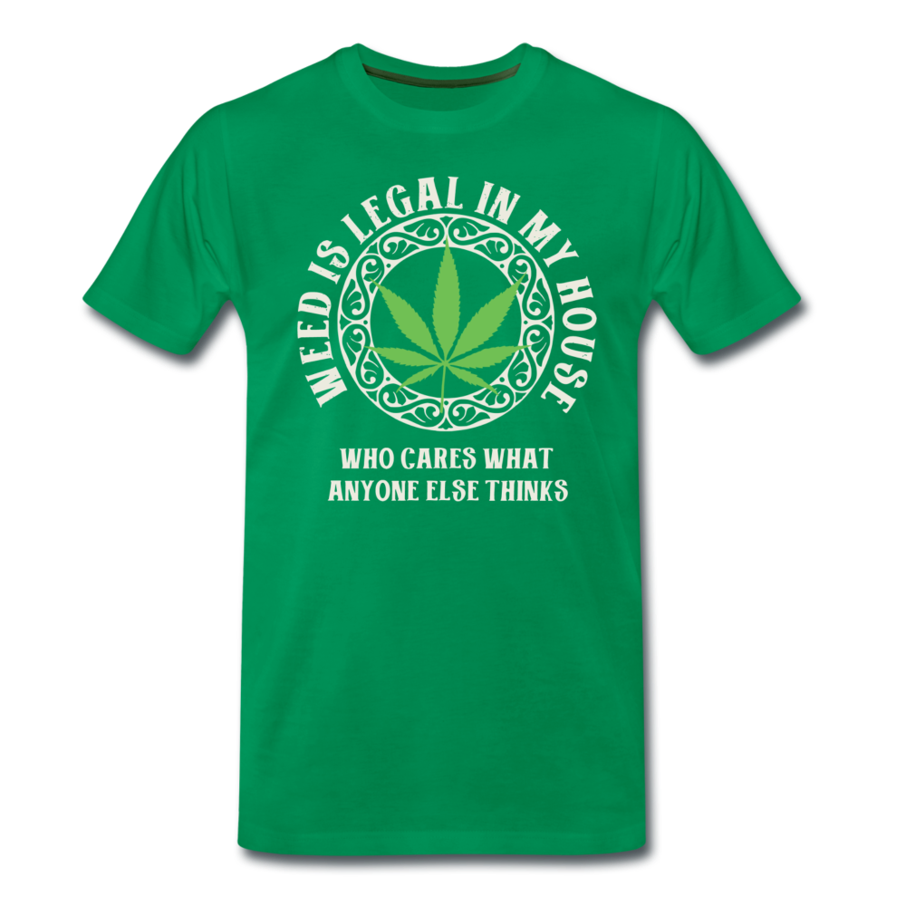 Männer Premium T-Shirt - Weed is legal - Kelly Green