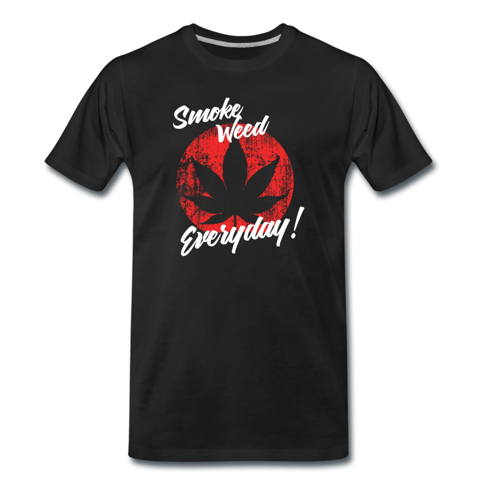 Männer Premium T-Shirt - Weed Everyday - Schwarz