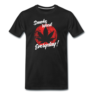 Männer Premium T-Shirt - Weed Everyday - Schwarz