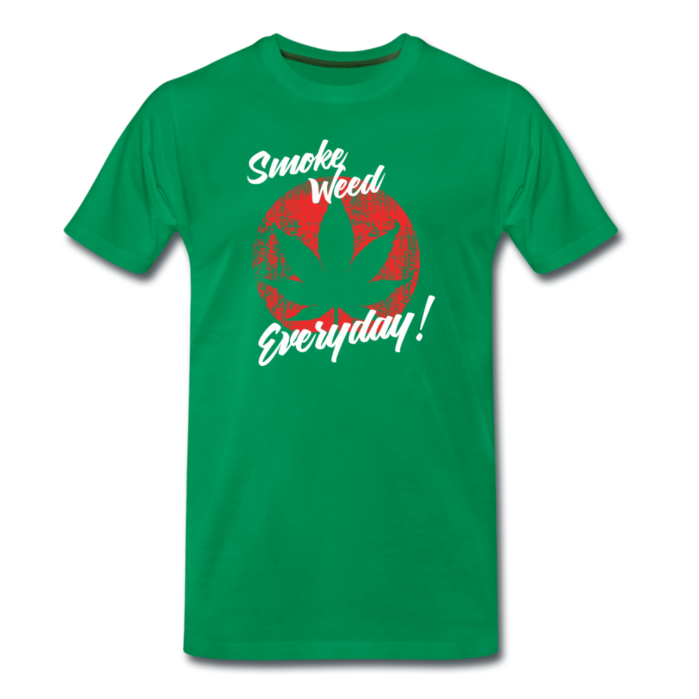 Männer Premium T-Shirt - Weed Everyday - Kelly Green