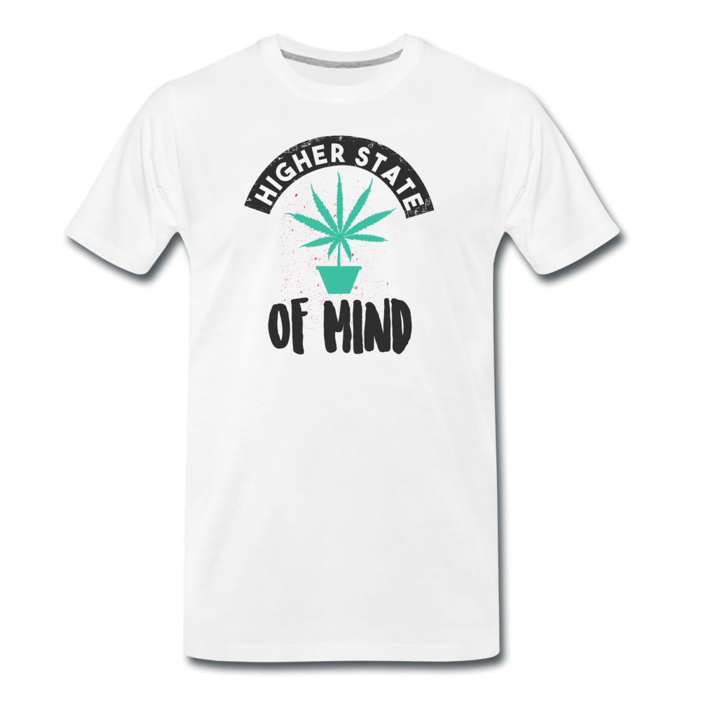 Männer Premium T-Shirt - higher state of mind - Weiß
