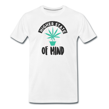 Männer Premium T-Shirt - higher state of mind - Weiß